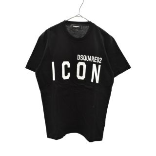 ディースクエアード(DSQUARED2)のDSQUARED2 ディースクエアード 21SS Icon T-Shirt アイコンTシャツ 半袖クルーネックカットソー ブラック S79GC0003(Tシャツ/カットソー(半袖/袖なし))