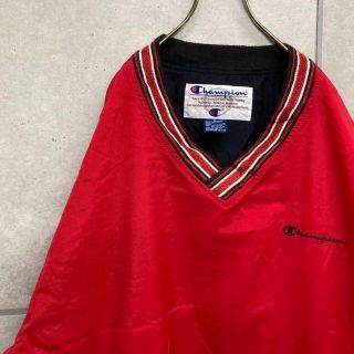 Champion - Champion チャンピオン ナイロンプルオーバー レッドの通販 ...