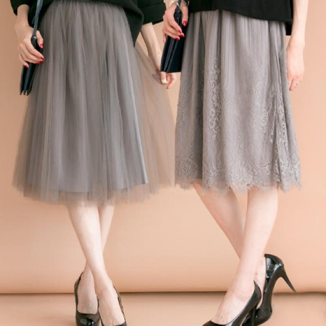 URBAN RESEARCH(アーバンリサーチ)の新品 チュールセットスカート レディースのスカート(ひざ丈スカート)の商品写真