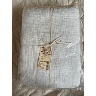 ムジルシリョウヒン(MUJI (無印良品))のM様専用:無印良品　掛け布団カバー　ダブル　チェック(シーツ/カバー)