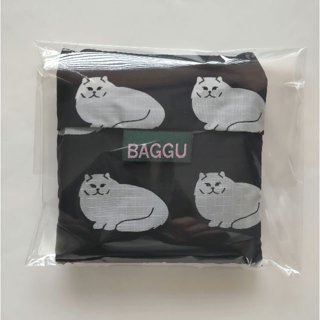 BAGGU(バグゥ)のBAGGU　エコバッグ　スタンダード　アーカイブ　チンチラ　フラッフィキャット レディースのバッグ(エコバッグ)の商品写真