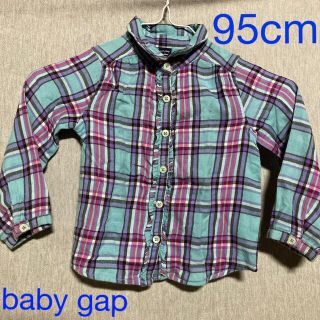 ベビーギャップ(babyGAP)のbabyGap チェック柄ブラウス95cm(ブラウス)