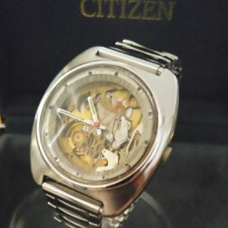 シチズン(CITIZEN)のシチズン両面スケルトンアンティーク時計(腕時計(アナログ))