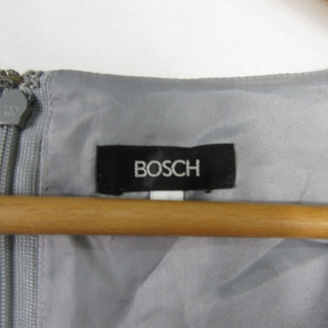 BOSCH(ボッシュ)のBOSCH ワンピース ノースリーブ 膝下丈 ストレッチ コットン 38 グレー レディースのワンピース(ひざ丈ワンピース)の商品写真