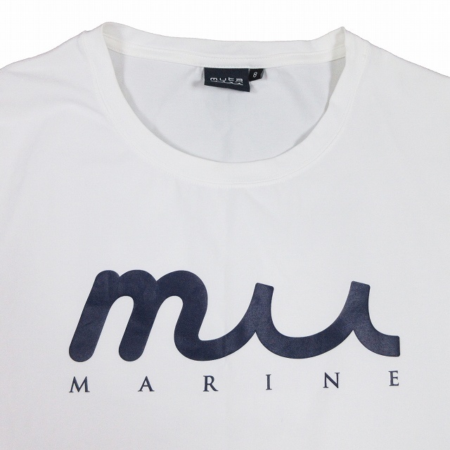 ムータマリン MM Tシャツ ロゴ プリント 半袖 ストレッチ素材 プルオーバー67cm袖丈