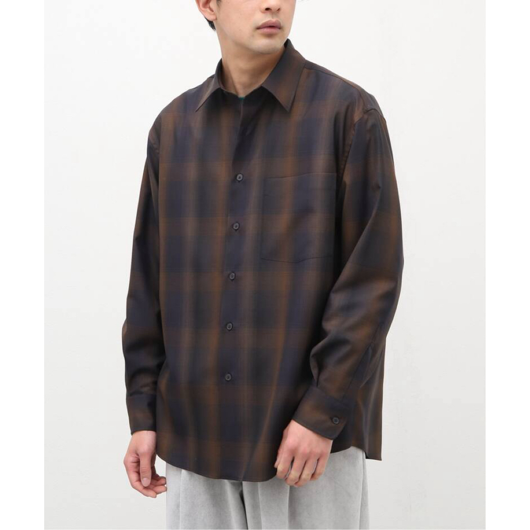 AURALEE - 新品タグ付き AURALEE /オーラリー WOOL CHECK SHIRT AURALEE - 新品タグ付き AURALEE /オーラリー WOOL CHECK SHIRT