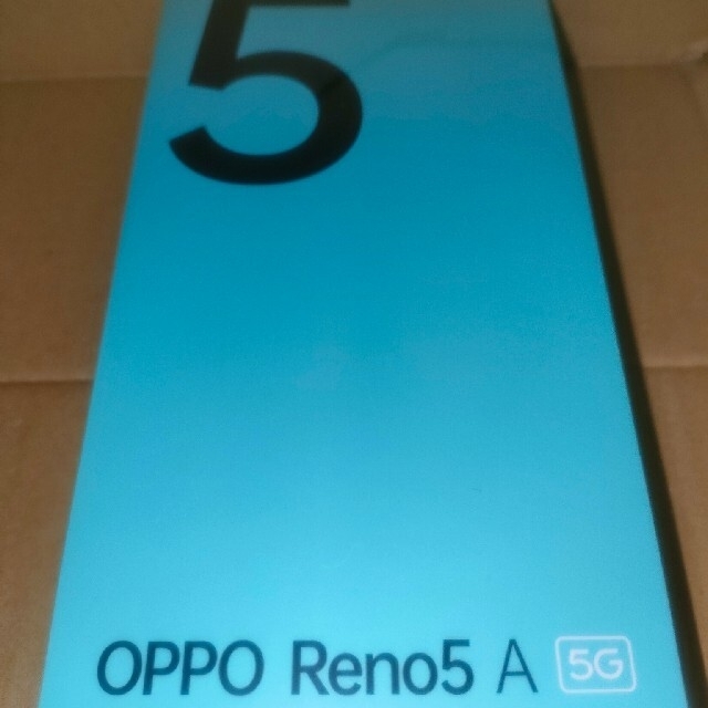 ワイモバイル版 eSIM対応 OPPO Reno5 A アイスブルースマートフォン本体