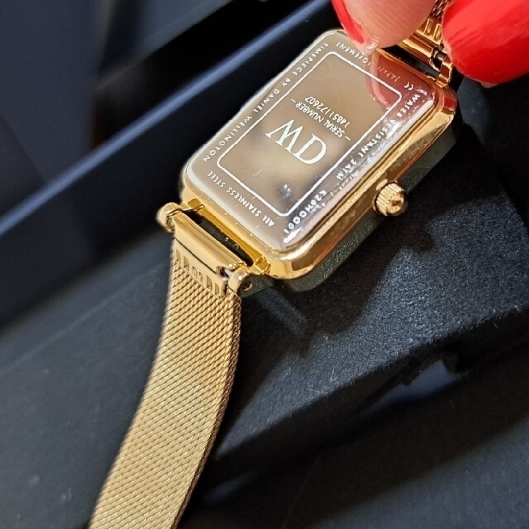 Daniel Wellington(ダニエルウェリントン)のダニエルウェリントン DW  レディース Quadro 20X26mm レディースのファッション小物(腕時計)の商品写真