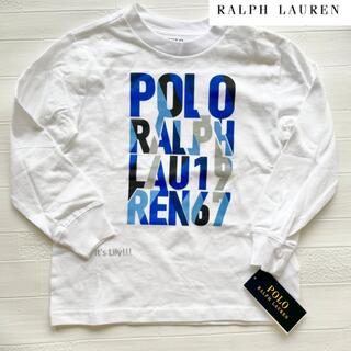ラルフローレン(Ralph Lauren)の残りわずか　2t90-95cm  ラルフローレン  ロンT  長袖　POLO 白(Tシャツ/カットソー)