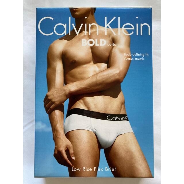 Calvin Klein(カルバンクライン)のカルバンクライン ボールド ローライズフレックスブリーフ Ｓサイズ 色ブラック メンズのアンダーウェア(その他)の商品写真