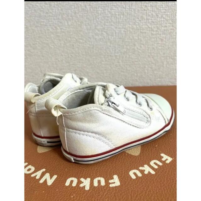 CONVERSE(コンバース)のコンバース ベビーオールスター　BABY ALL STAR ホワイト　サイズ13 キッズ/ベビー/マタニティのベビー靴/シューズ(~14cm)(スニーカー)の商品写真