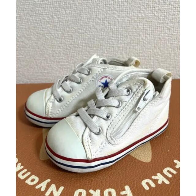 CONVERSE(コンバース)のコンバース ベビーオールスター　BABY ALL STAR ホワイト　サイズ13 キッズ/ベビー/マタニティのベビー靴/シューズ(~14cm)(スニーカー)の商品写真