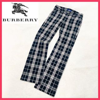 バーバリーブルーレーベル(BURBERRY BLUE LABEL)の【美品】バーバリーロンドン　パンツ　ノバチェック　Burberry　チェック柄(チノパン)