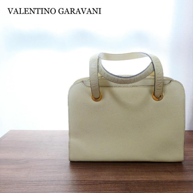 良品 ヴァレンティノガラヴァーニ レザー ロゴ ハンドバッグ セミショルダー ブランド雑貨総合 VALENTINO GARAVANI クラッチバッグ ロゴ セカンド 茶