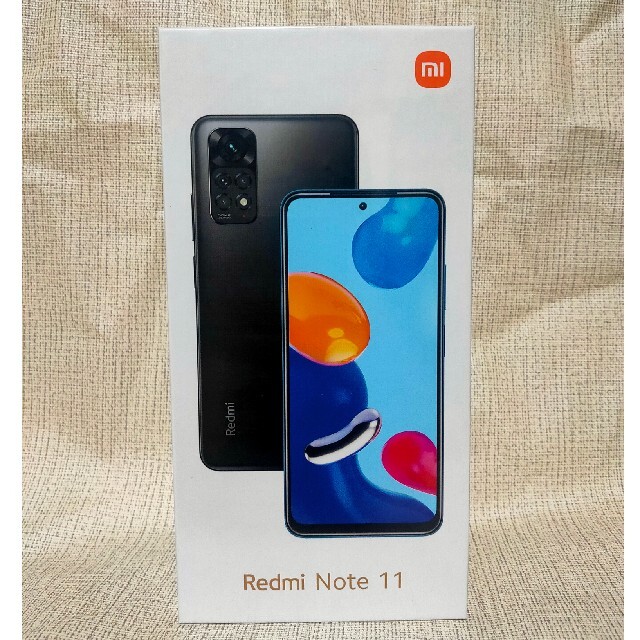 Xiaomi Redmi Note 11 新品未使用(シュリンク未開封)スマホ/家電/カメラ