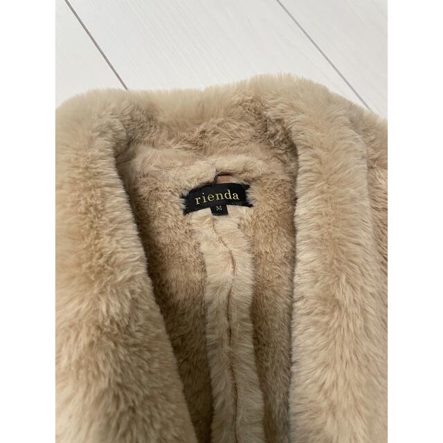 rienda Faux Fur ラッフルFムートンCT 2