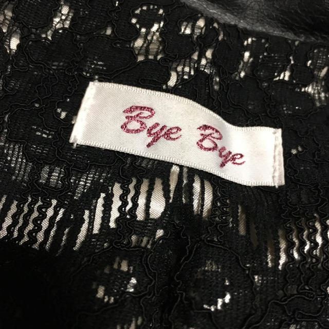 ByeBye(バイバイ)のBye Bye ライダース 黒 レディースのジャケット/アウター(ライダースジャケット)の商品写真