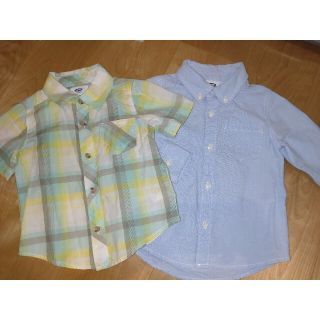 オールドネイビー(Old Navy)の２点セット オールドネイビー カッターシャツ 90(Tシャツ/カットソー)