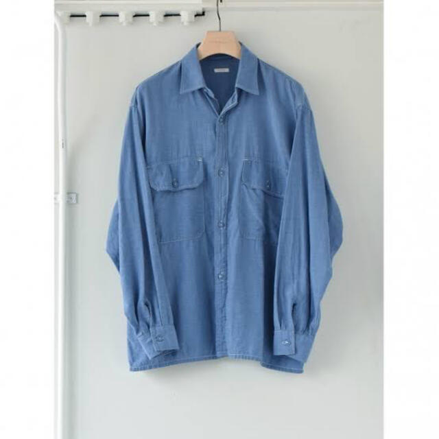 COMOLI ベタシャンCPOシャツ SAX 2 激安商品 10780円引き neonglitch