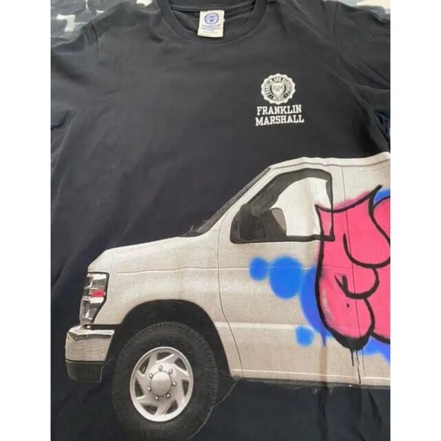 フランクリンマーシャル　車プリントtシャツ メンズのトップス(Tシャツ/カットソー(半袖/袖なし))の商品写真