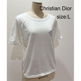 クリスチャンディオール(Christian Dior)のクリスチャン ディオール Christian Dior Tシャツ ホワイト L(Tシャツ(半袖/袖なし))