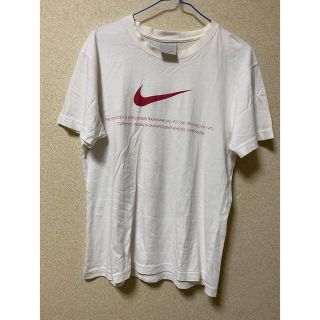 ナイキ(NIKE)のNIKE ナイキ　Tシャツ　赤ロゴ　古着　used(Tシャツ/カットソー(半袖/袖なし))