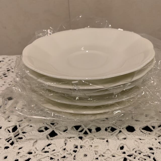 Noritake(ノリタケ)のノリタケ　ボーンチャイナ BoneChina ホワイト カップ＆ソーサー　6客 インテリア/住まい/日用品のキッチン/食器(食器)の商品写真