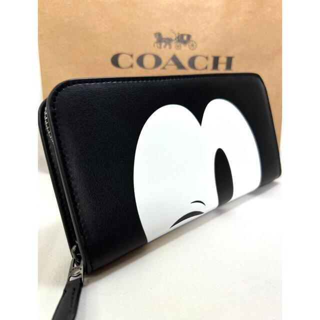 卓越 COACH長財布ウインクミッキーコラボウォレット ilam.org