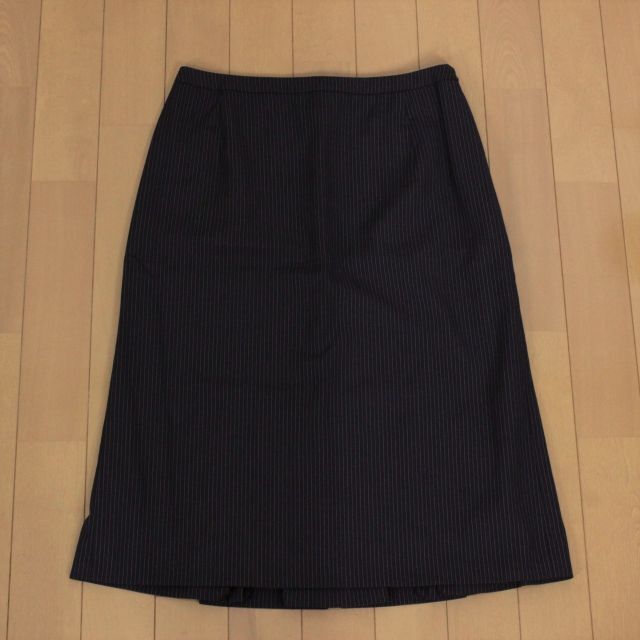 【新品同様】レリアン スカートスーツ 7 黒 S ロングスカート 春夏