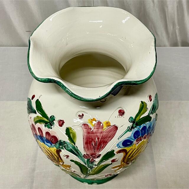 【イタリア製】陶器花瓶