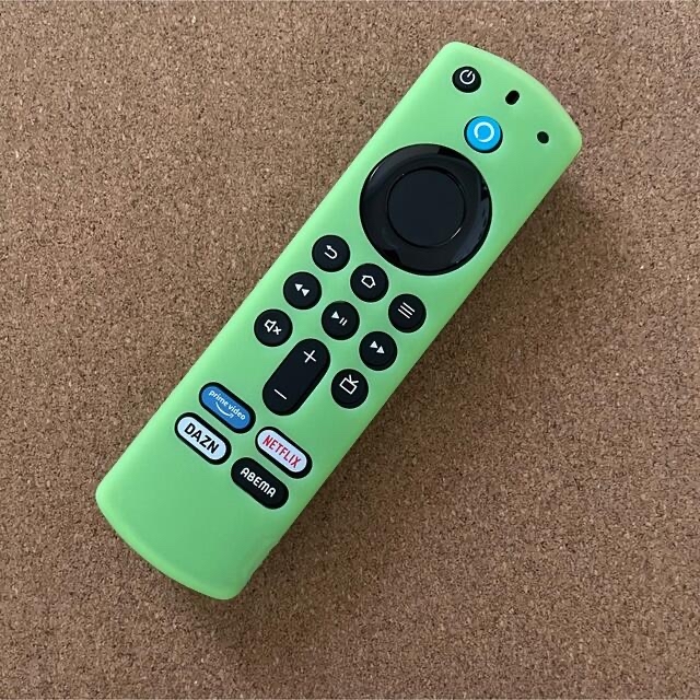 【蓄光グリーン、オレンジ】第3世代 fire tv stick リモコンカバー  スマホ/家電/カメラのテレビ/映像機器(その他)の商品写真