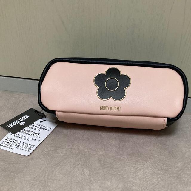 MARY QUANT(マリークヮント)の【新品】マリークヮントMARY QUANT ポーチ ピンク×ブラック レディースのファッション小物(ポーチ)の商品写真