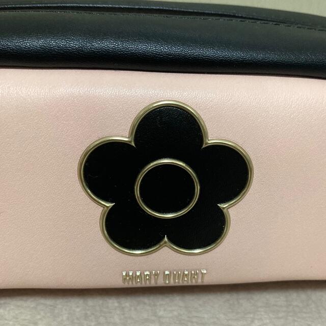 MARY QUANT(マリークヮント)の【新品】マリークヮントMARY QUANT ポーチ ピンク×ブラック レディースのファッション小物(ポーチ)の商品写真