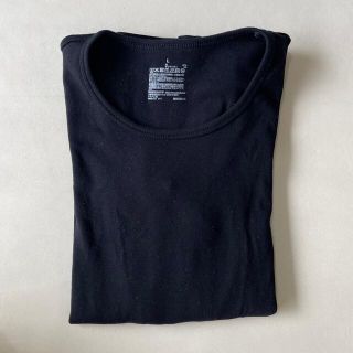 ムジルシリョウヒン(MUJI (無印良品))の無印　長袖ブラックL(Tシャツ(長袖/七分))