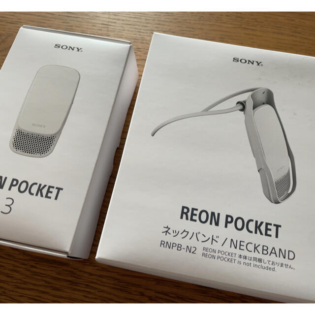 SONY REON POCKET 3、ネックバンド セット 新品-