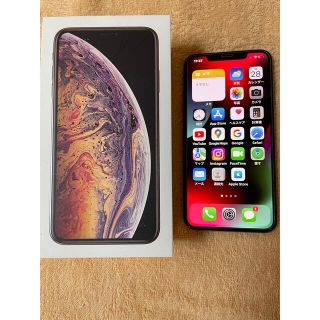 アイフォーン(iPhone)のiPhone xs-max  64GB ゴールド　美品(スマートフォン本体)