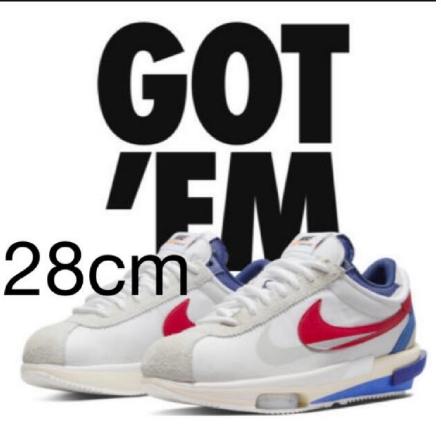 sacai × NIKE CORTEZ サカイ × ナイキ コルテッツ 28cm