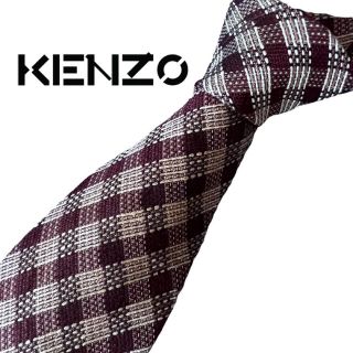 ケンゾー(KENZO)の【本日限定値下げ】KENZO ケンゾー ネクタイ 総柄 シルク100%(ネクタイ)