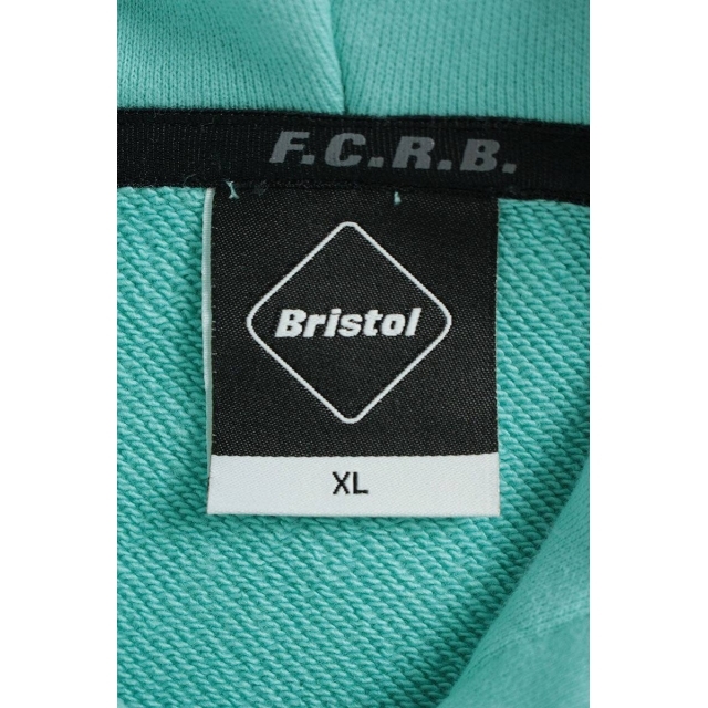 エフシーアールビー 21SS BRISTOL EMBROIDERY HOODIE FCRB-210060 フロントロゴ刺繍プルオーバーパーカー メンズ XL 2