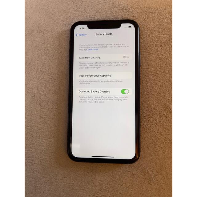 iPhone XR Black 64 GB SIMフリー 3