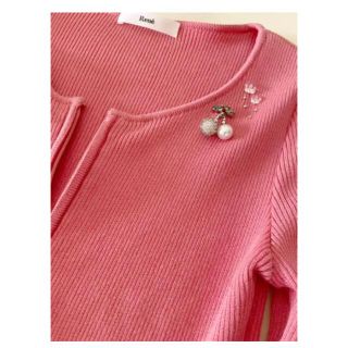 Rene(René)(ピンク/桃色系)の通販 1,000点以上 | ルネを買うならラクマ 今だけ価格 フォクシー♡ ルネ ワンピース ピンク ロザリンド ひざ丈ワンピース