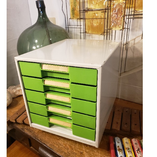 コクヨ レターケース(3段)A4サイズ書類ケース レトロ 2個 コクヨ レターケース(3段)A4サイズ書類ケース レトロ 2個