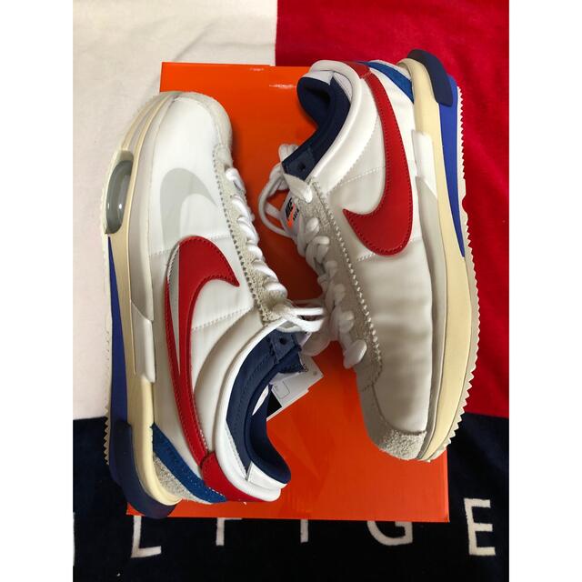 sacai × Nike Zoom Cortez White コルテッツ　サカイ