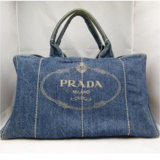 プラダ(PRADA)のRADA　プラダ　CANAPA　カナパ 　トートバッグ　デニム(トートバッグ)