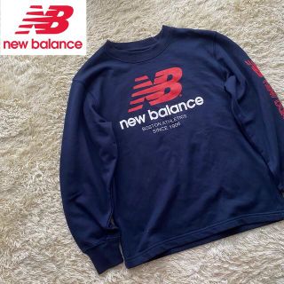 ニューバランス(New Balance)の【美品】ニューバランス　スウェット　長袖　カットソー　ロゴ　アメカジ　スポーツ(Tシャツ/カットソー)