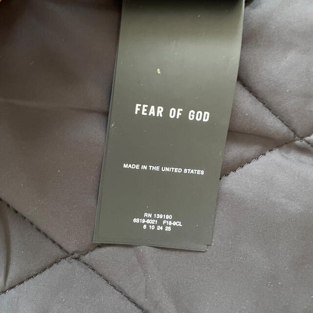 fear of god 6th Bulletproof Vestブルレザーベスト