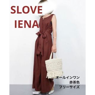 スローブイエナ(SLOBE IENA)のslobe iena オールインワン　リボン(オールインワン)