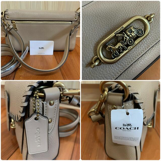 COACH 新品 コーチ 馬車金具ロゴ ショルダー バッグ ハンドバック