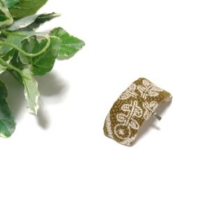 No.647 ミナペルホネン ハンドメイド ワイヤー入りポニーフック - ヘア