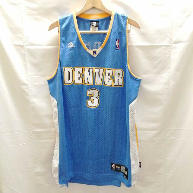 adidas - アディダス NBA IVERSON #3 アレン・アイバーソン NUGGETS デンバー・ナゲッツ ユニフォーム ゲームシャツ ジャージ Lの通販 by カウカウキング's shop|アディダスならラクマ